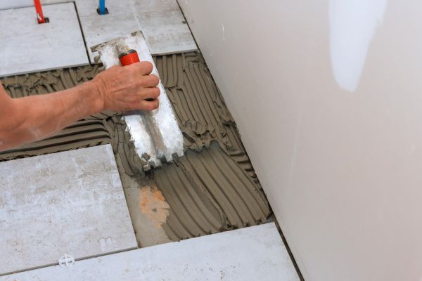 Bathroom Floor Renovation in Los Gatos