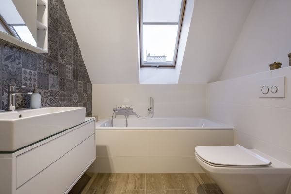Attic Bathroom Construction in Los Gatos